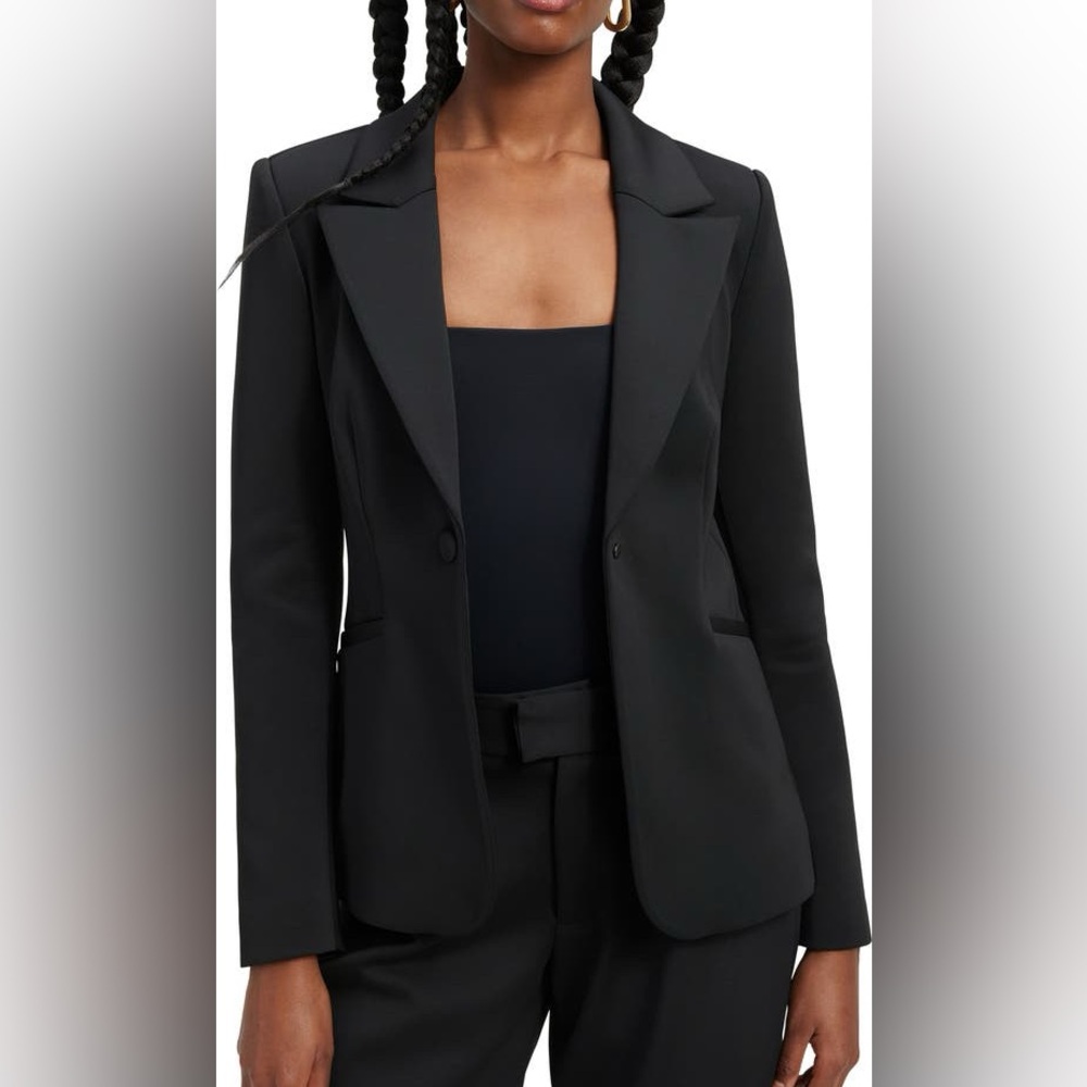 Good American Women's Black Blazer